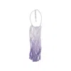 Emporio Armani Girocollo Boules Con Frange Sfumate Necklace In Purple