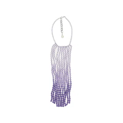 EMPORIO ARMANI ECKACE WITH FRINGES
