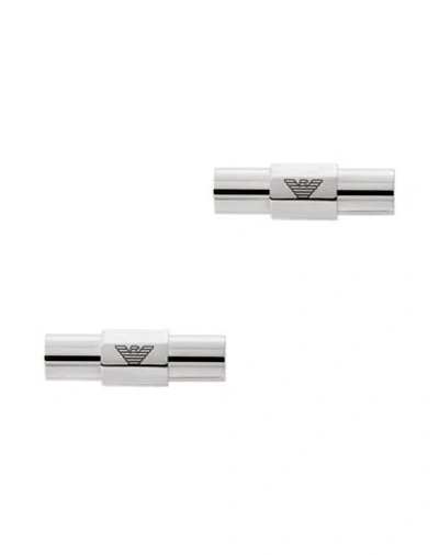 Emporio Armani Egs2852040 Woman Cufflinks And Tie Clips Silver Size - Stainless Steel