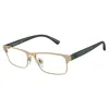 Emporio Armani Ek 1001 3002 47mm Childrens Rectangle Eyeglasses 47mm In Multi