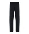 Emporio Armani Elastic Waist Sweatpants In Black
