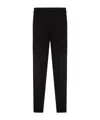 Emporio Armani Jersey Trousers With Logo Bands In Black