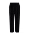 Emporio Armani Technical Fabric Trousers With Zip Pocket In Black
