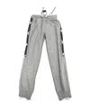 Emporio Armani Elastic Waist Sweatpants In Gray
