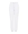 Emporio Armani Elastic Waist Sweatpants In White