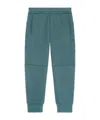 Emporio Armani Elastic Waist Track Pants In Blue