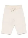 Emporio Armani Elastic-waistband Patterned Trousers In Neutral