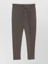 Emporio Armani Elastic Waistband Tapered Leg Sweatpants
