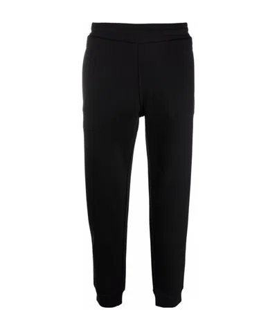 Emporio Armani Elasticated Track Pants In Black