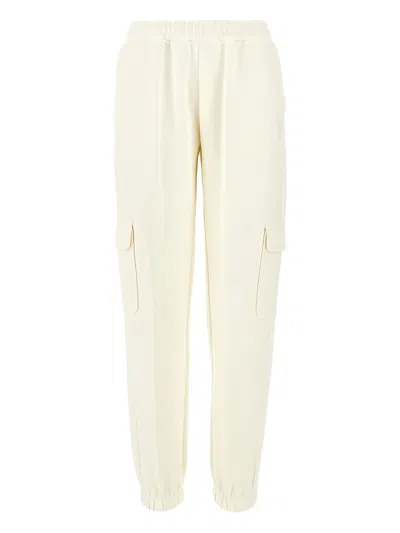 Emporio Armani Elasticated-waist Cargo Pants In Brown