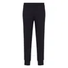 Emporio Armani Elasticated-waist Drawstring Joggers In Blue