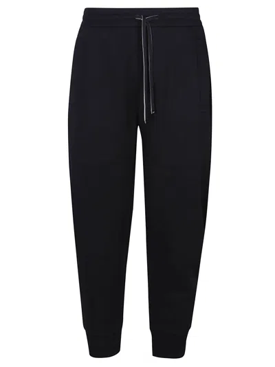 EMPORIO ARMANI ELASTICATED WAIST DRAWSTRING TRACK PANTS
