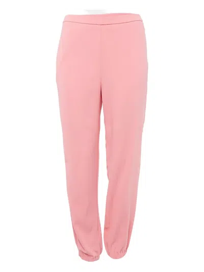 Pre-owned Emporio Armani Elasticated-waistband Track Pants In Pink