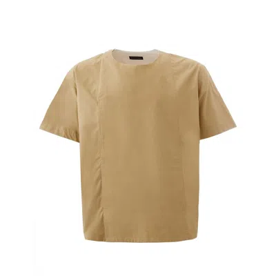 Emporio Armani Elegant Cotton Brown Shirt For Men In Marrone