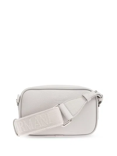 Emporio Armani Elegant Leather Bag For Sophistication In Light Grey