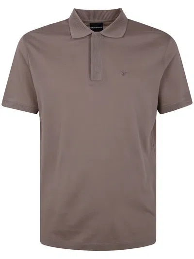 EMPORIO ARMANI POLO SHIRT,EM000850.AF12955 U6167 ROASTED CASHMERE