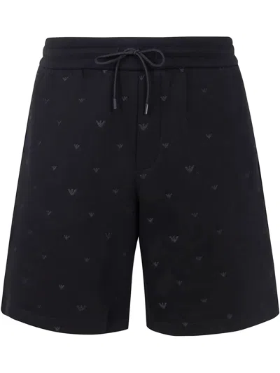 EMPORIO ARMANI SHORTS TROUSERS,EM001403.AF10013 FC185 BLACK