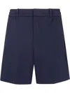 Emporio Armani Bermuda Trousers In Black  