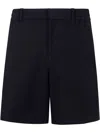 Emporio Armani Bermuda Trousers In Black  