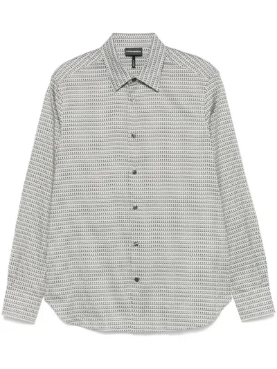 EMPORIO ARMANI SHIRT,EM001537.AF14130 F0098 MICROGEOMETRYC