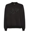 Emporio Armani Embellished Noir Sweatshirt In Black