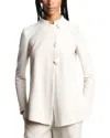Emporio Armani Cotton Single-breasted Jacket In Neutral