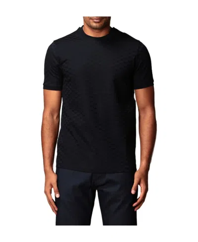 Emporio Armani Men's Allover Logo T-shirt In Blue