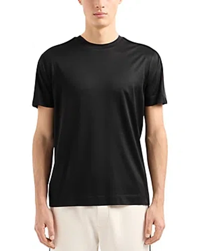 Emporio Armani Logo T-shirt In Black