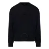 Emporio Armani All-over Jacquard Lettering Cotton Jumper