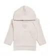 Emporio Armani Embroidered Logo Hoodie In Gray