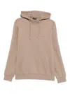 Emporio Armani Cotton Blend Loungewear Hoodie In Pink