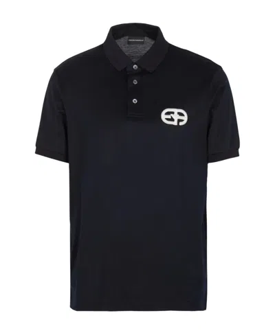 EMPORIO ARMANI EMBROIDERY LOGO POLO SHIRT