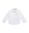 Emporio Armani Embroidered Logo Shirt In White