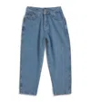 EMPORIO ARMANI EMBROIDERED LOGO STRAIGHT JEANS (4-16 YEARS)