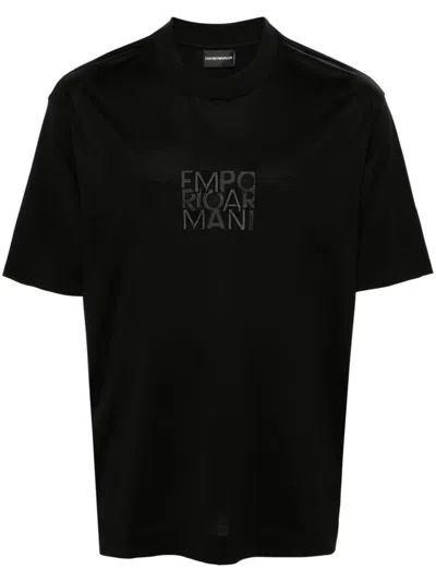 Emporio Armani T-shirt In Black