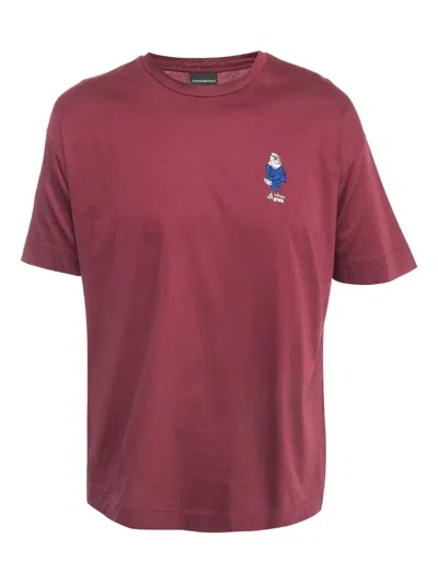 Pre-owned Emporio Armani Embroidered T-shirt