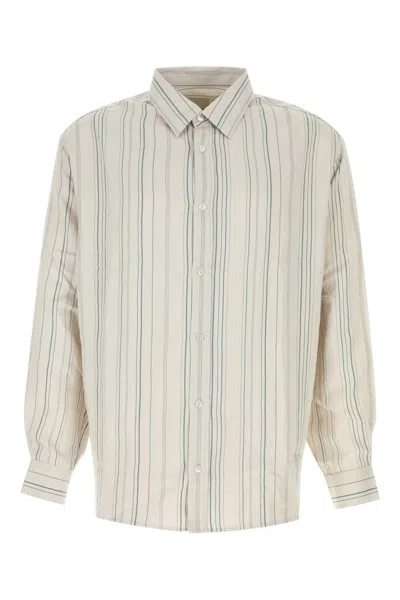 EMPORIO ARMANI EMPORIO ARMANI EMBROIDERED VISCOSE BLEND SHIRT