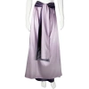 EMPORIO ARMANI EMPORIO ARMANI EMPIRE WAIST LAVENDER SILK MAXI SKIRT