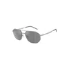 Emporio Armani Full Frame Sunglasses In Gray