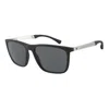Emporio Armani Squared Sunglasses 0 Ea4150 506387 In Black