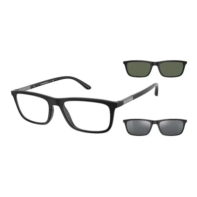 Emporio Armani Ea4160 50421w In Black Matte
