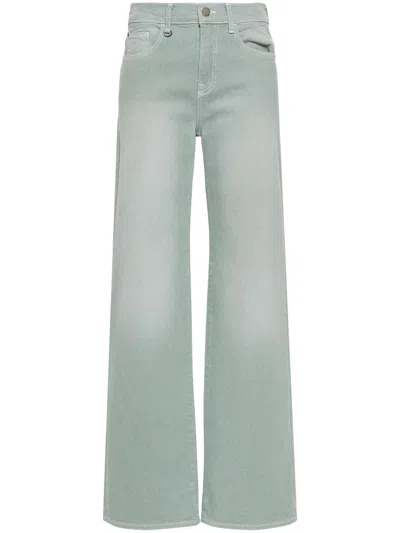 Emporio Armani J7e Mid-rise Straight-leg Jeans In Green