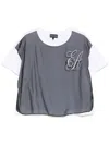 Emporio Armani Logo-print T-shirt In Gray