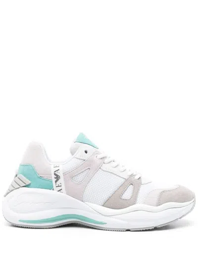 Emporio Armani Logo Sneakers In White