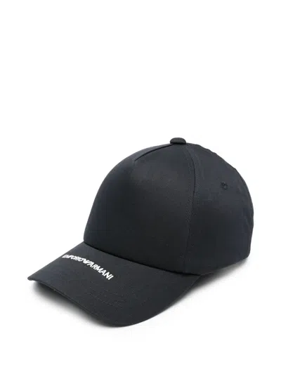 Emporio Armani Logo-detail Baseball Cap In Pattern