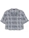 EMPORIO ARMANI EMPORIO ARMANI EMPORIO ARMANI PATTERNED-JACQUARD SHIRT