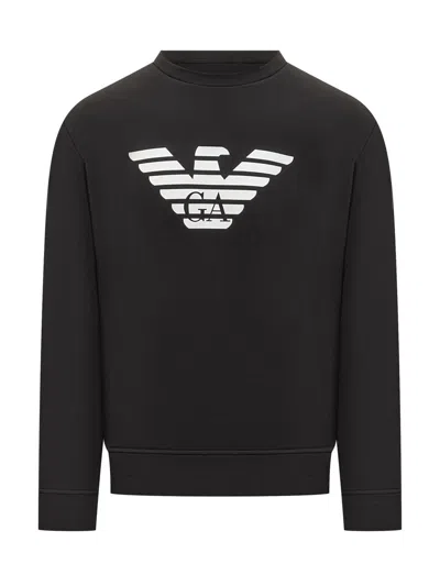 Emporio Armani Sweatshirt In Black
