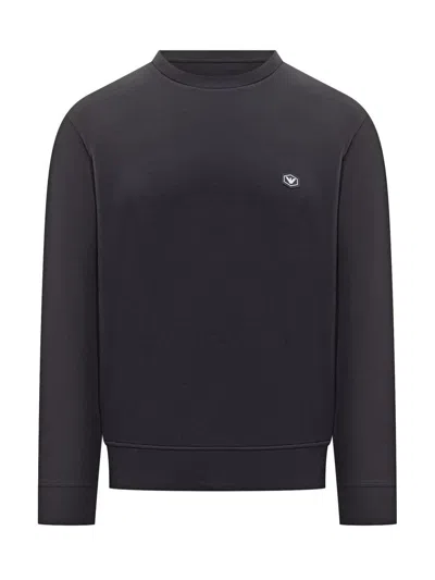 Emporio Armani Sweatshirt In Blue