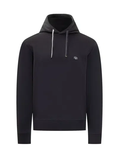 Emporio Armani Sweatshirt In Blue