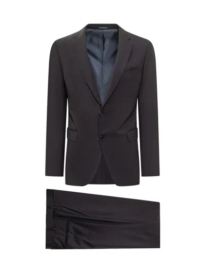 Emporio Armani Wool Single-breasted Blazer In Blue